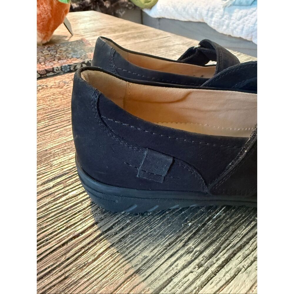 Hartjes Black Suede Mary Janes sz 9 EUC - Picture 2 of 9